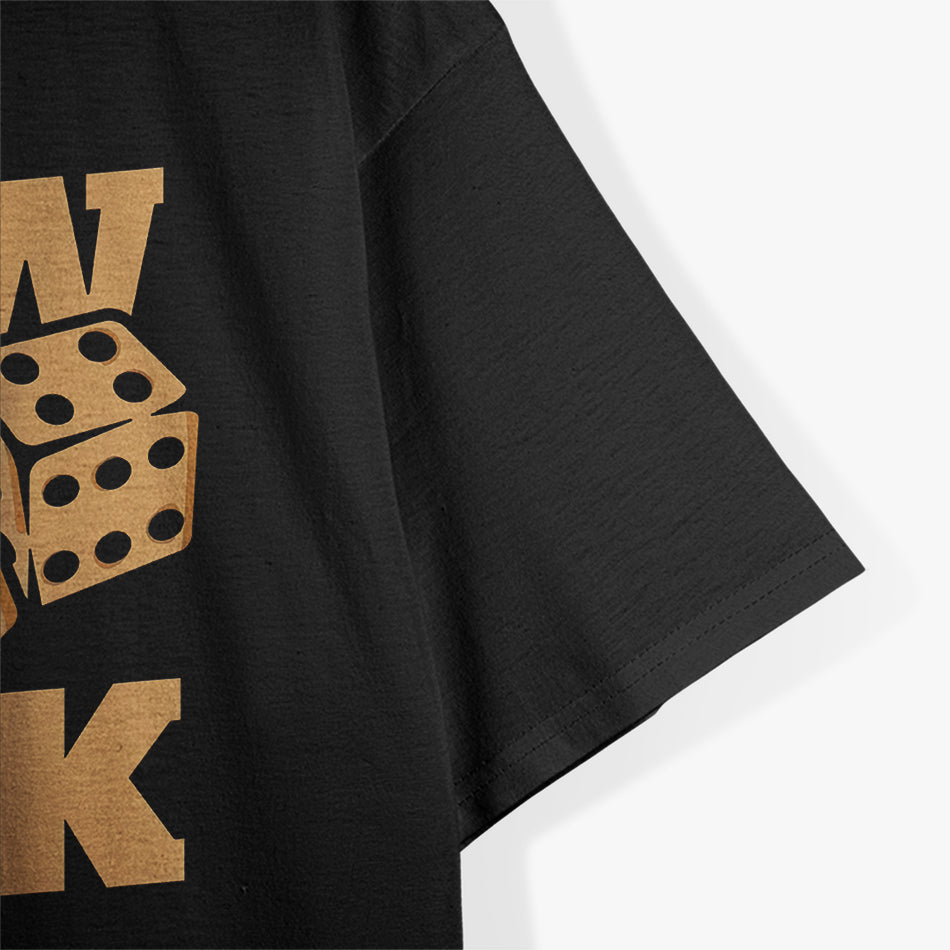Funny Craps Player - Blow Me for Luck Dice Humor T-Shirt