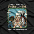 Reptiloid Conspiracy Theorist - Lizard People Secrets T-Shirt