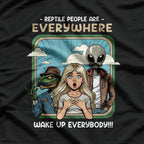 Reptiloid Conspiracy Theorist - Lizard People Secrets T-Shirt