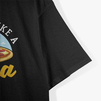 Flat Earth Pizza - A Cheesy Conspiracy T-Shirt