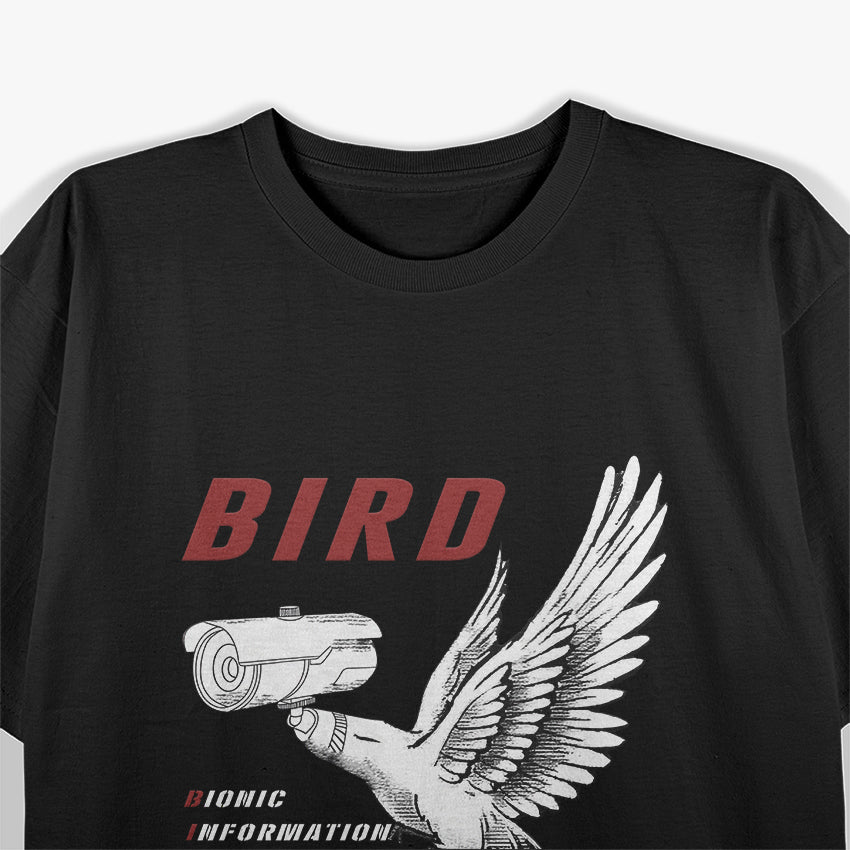 Bionic Bird Drone Recording Device Funny T-Shirt