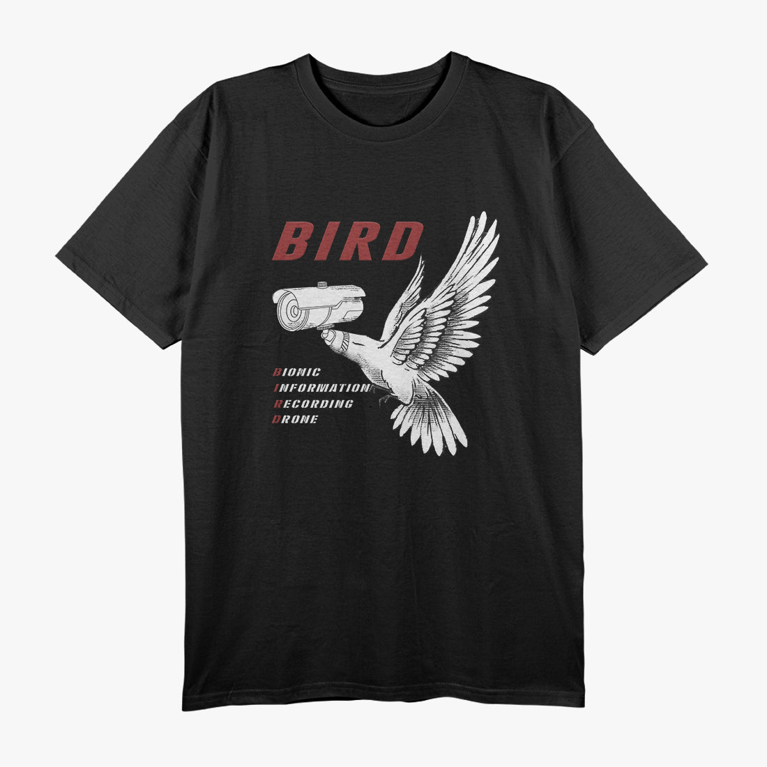 Bionic Bird Drone Recording Device Funny T-Shirt