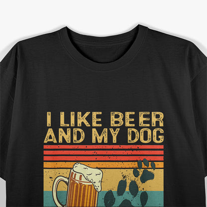 Beer Dog And Maybe 3 People Funny T-Shirt