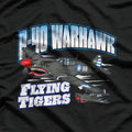 P-40 Warhawk - Flying Tigers Warbird Tribute T-Shirt