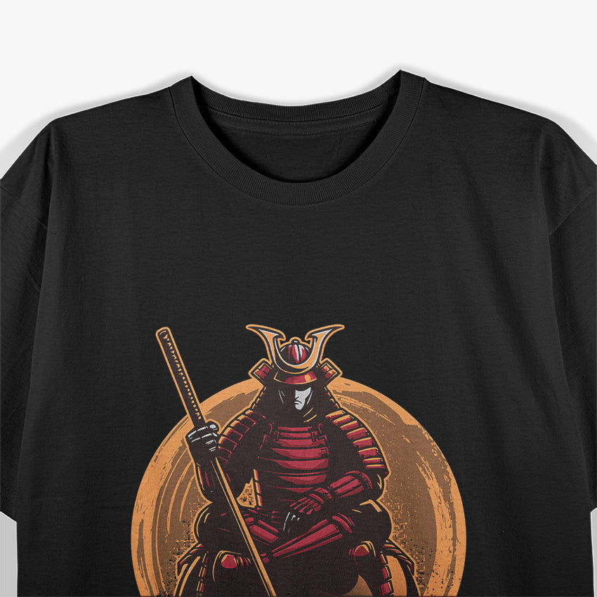 Samurai Ninja Japanese Billiards, Precision Meets Tradition T-Shirt