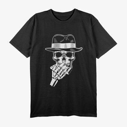 Skeleton Playing Harmonica - Eerie Melody T-Shirt