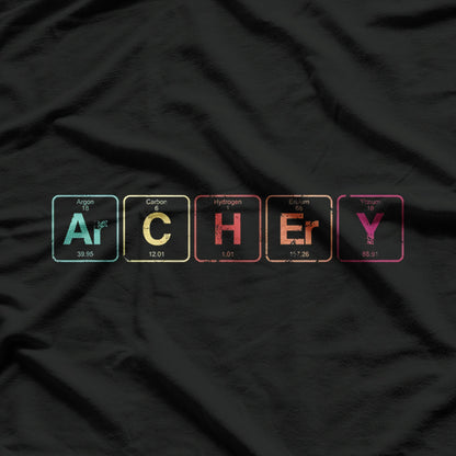 Archery Chemistry Meets the Bow with Periodic Table Elements T-Shirt