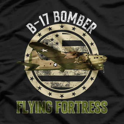 Air Force B-17 Flying - Aviation History T-Shirt