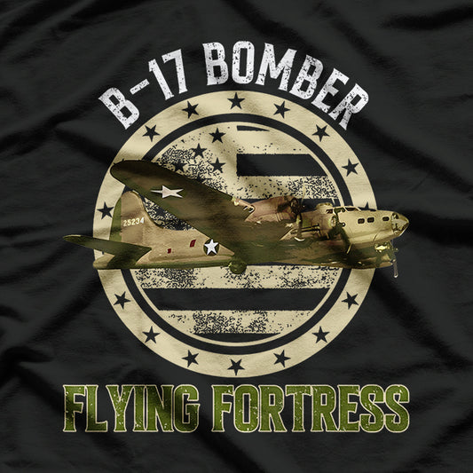 Air Force B-17 Flying - Aviation History T-Shirt