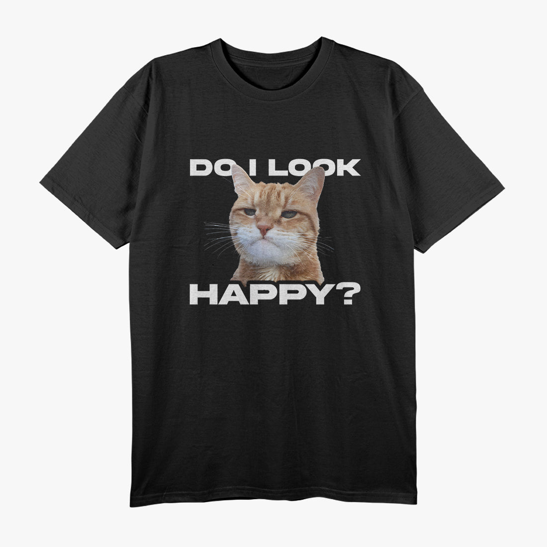 Do I Look Happy? Grumpy Cat Funny T-Shirt