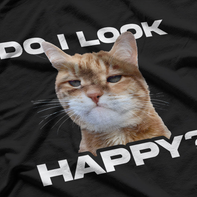 Do I Look Happy? Grumpy Cat Funny T-Shirt