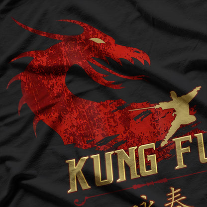 Kung Fu, Shaolin, Chinese Martial Arts T-Shirt