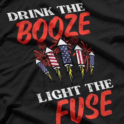 Light the Fuse Funny Fireworks Director T-Shirt