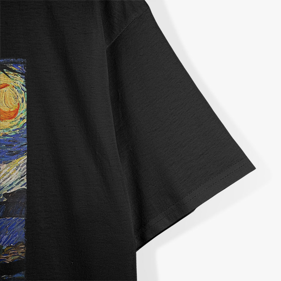 Raven Starry Night Inspired Animal Lover T-Shirt