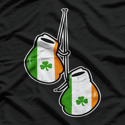 Shamrock Spirit - Irish Boxing Gloves T-Shirt