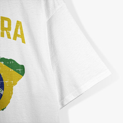 Capoeira Afro Brazilian Martial Arts With Brazil Flag T-Shirt