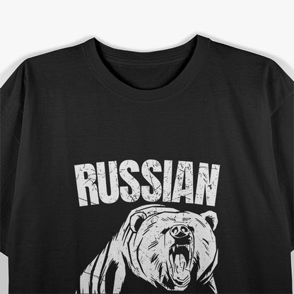 Russian Bear Russia Saying Gym T-Shirt