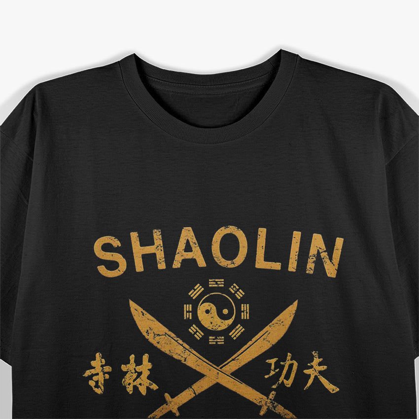 Shaolin Temple Kung Fu Sword Training T-Shirt