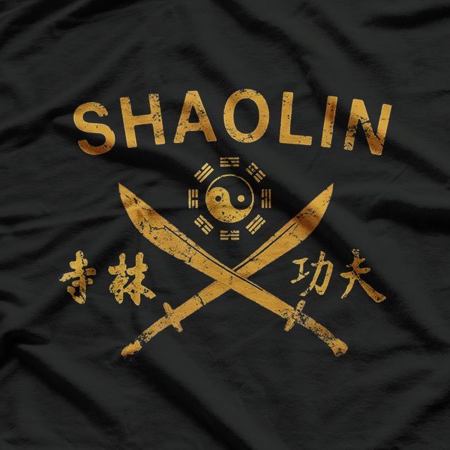 Shaolin Temple Kung Fu Sword Training T-Shirt