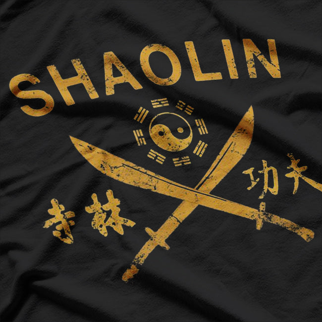 Shaolin Temple Kung Fu Sword Training T-Shirt