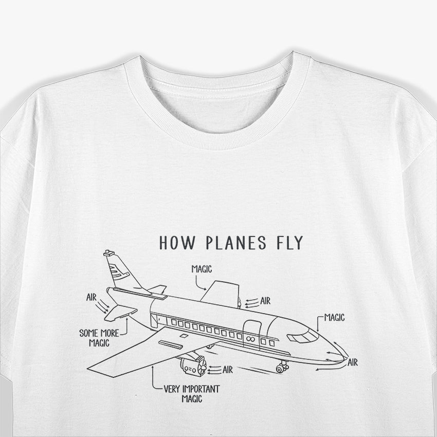Artisan Owl - Understanding How Planes Fly T-Shirt