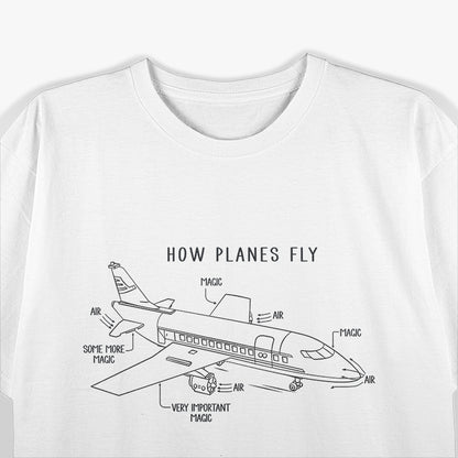 Artisan Owl - Understanding How Planes Fly T-Shirt