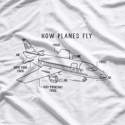 Artisan Owl - Understanding How Planes Fly T-Shirt