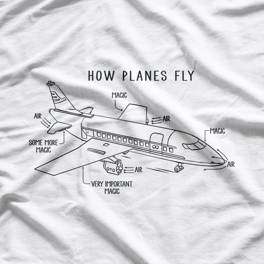 Artisan Owl - Understanding How Planes Fly T-Shirt