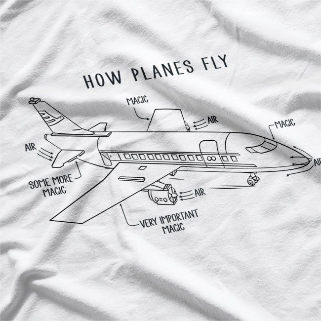 Artisan Owl - Understanding How Planes Fly T-Shirt