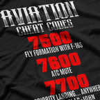 Aviation Cheat Codes ATC T-Shirt