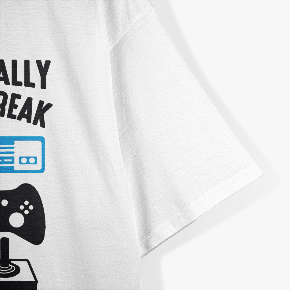 Not a Control Freak Just a Gamer Funny Controller Design T-Shirt