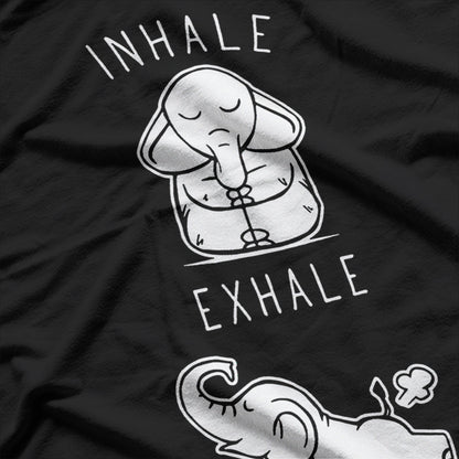 Elephant Yoga - Inhale, Exhale Zen Style T-Shirt