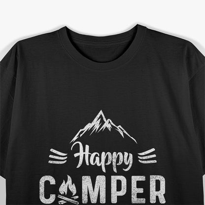 Happy Camper, Embrace the Outdoors – Fun Camping T-Shirt