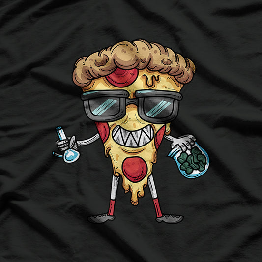 Pizza Cool Foodie Retro Design T-Shirt