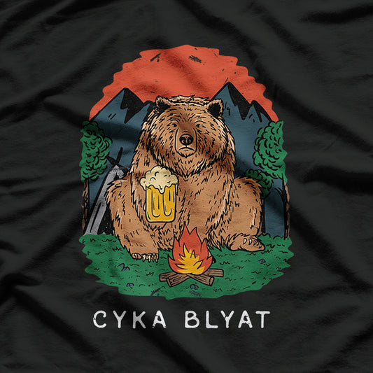 Russian Bear Funny Saying T-Shirt