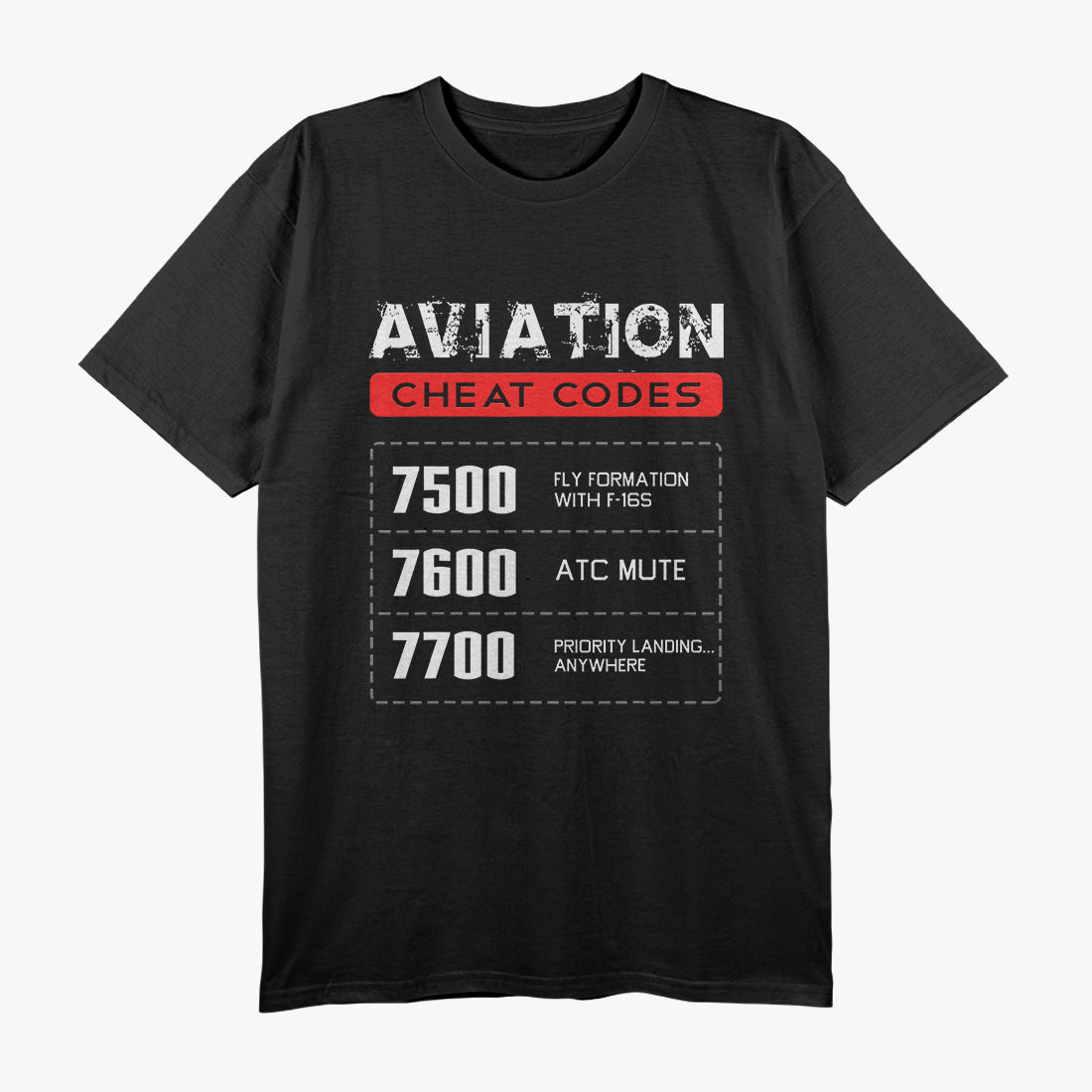 Aviation Cheat Codes T-Shirt