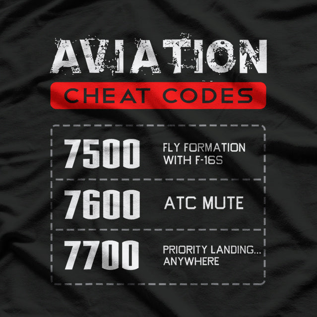 Aviation Cheat Codes T-Shirt