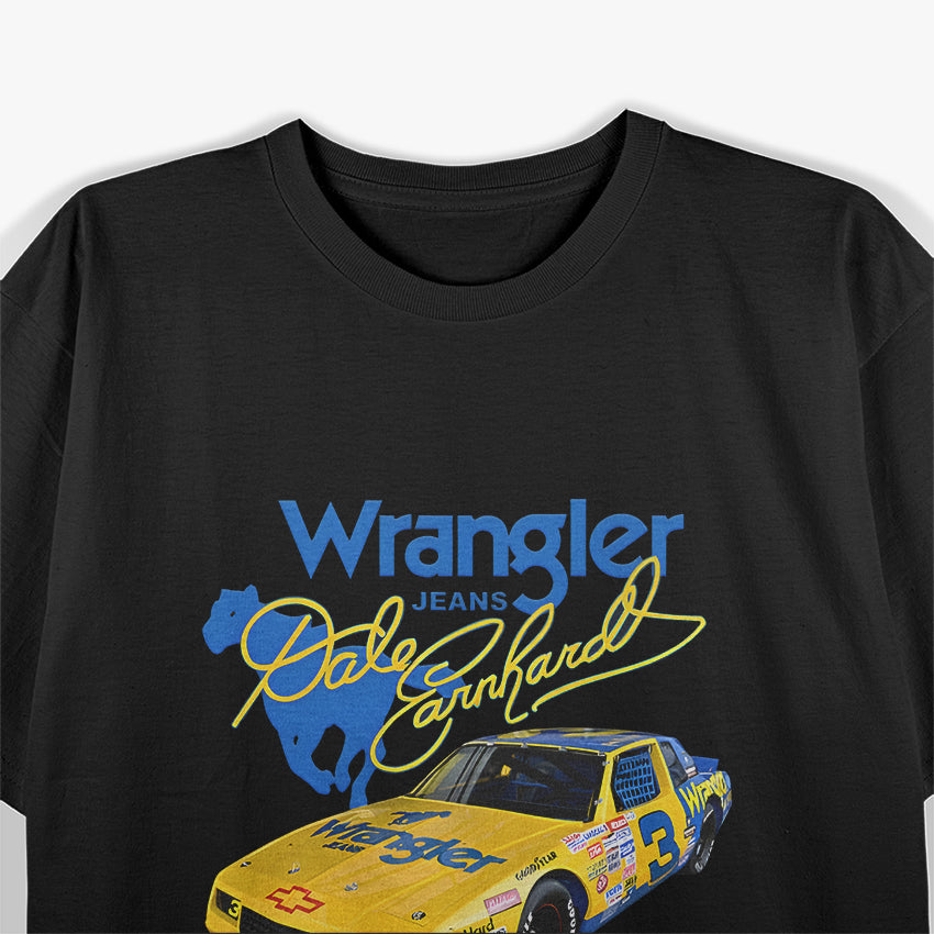 Dale Earnhardt Wrangler Retro NASCAR Legend T-Shirt