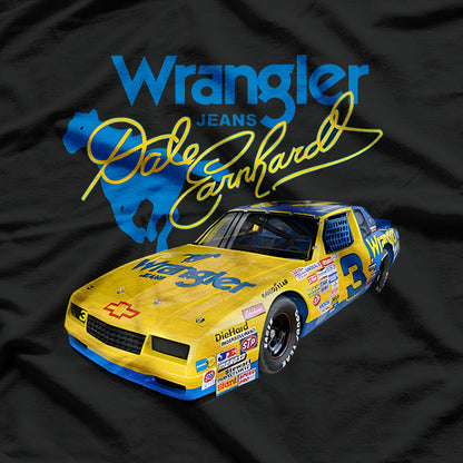 Dale Earnhardt Wrangler Retro NASCAR Legend T-Shirt