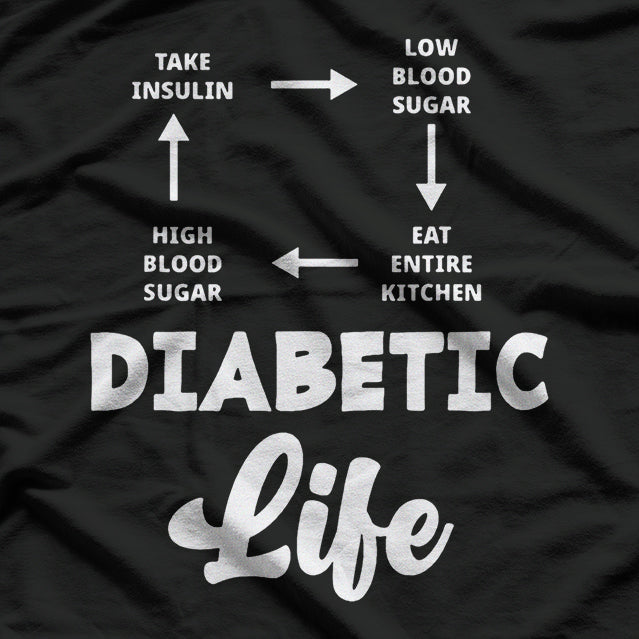 Funny Diabetic Awareness - Type 1 Diabetes Joke T-Shirt