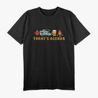 RV Camping, Today's Agenda – Relax and Explore in Style T-Shirt