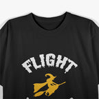 Flight Instructor - Witch Flying Halloween Pilot T-Shirt