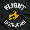 Flight Instructor - Witch Flying Halloween Pilot T-Shirt