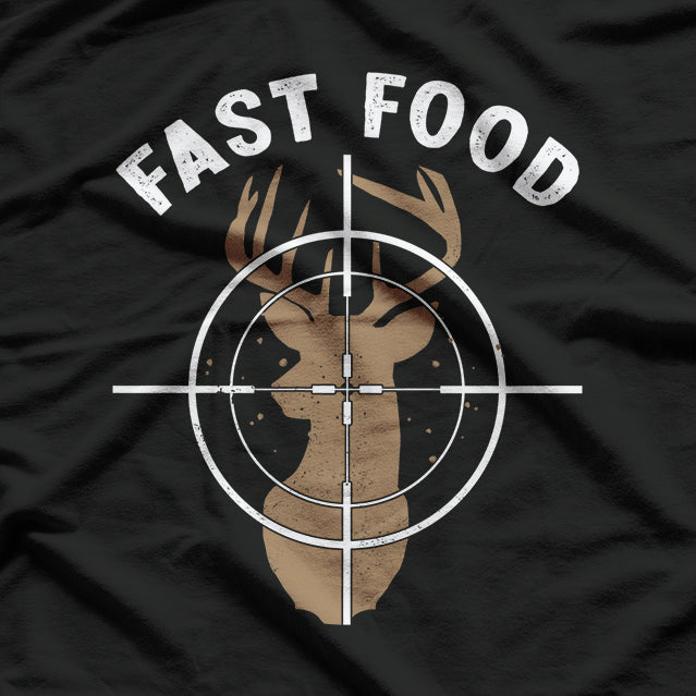 Funny Fast Food Rifle Hunter T-Shirt