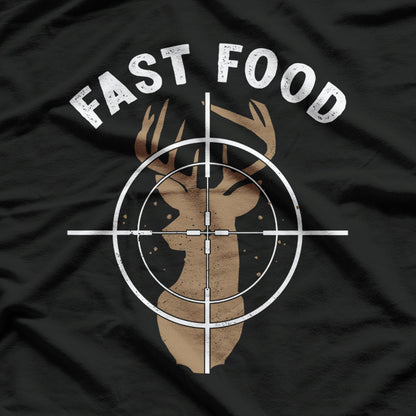 Funny Fast Food Rifle Hunter T-Shirt