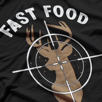 Funny Fast Food Rifle Hunter T-Shirt