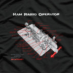 Ham Radio Operator Morse Code Key T-Shirt