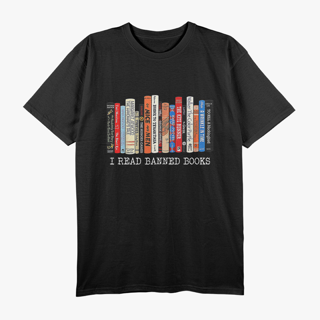 I Read Banned Books Librarian Freadom Week Design T-Shirt