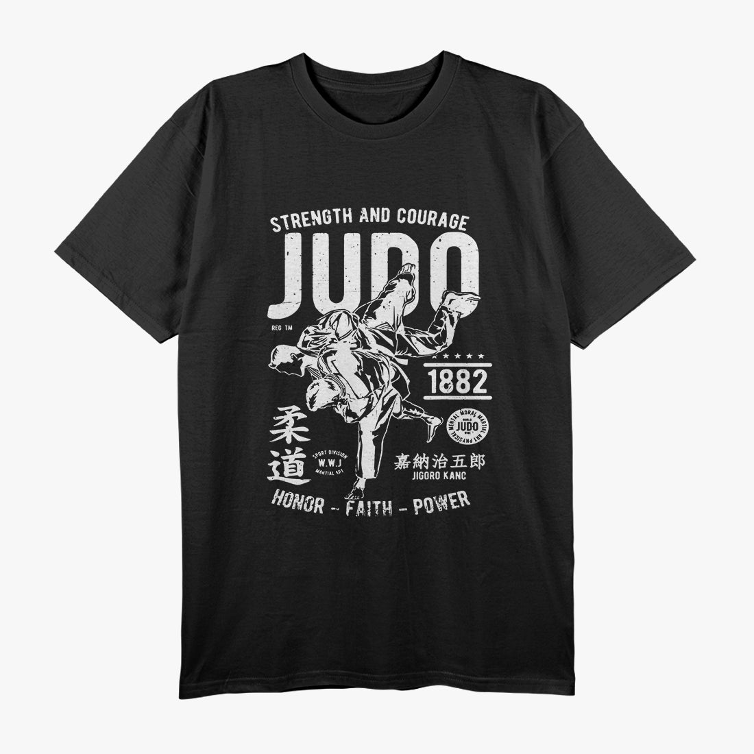 Judo MMA Martial Arts Honor and Strength T-Shirt