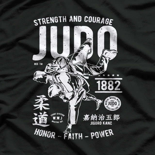 Judo MMA Martial Arts Honor and Strength T-Shirt